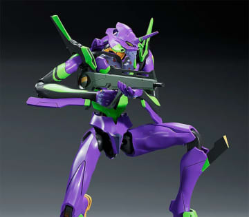 「エヴァ新劇場版」より「初号機」がプラモ化！劇中イメージの造形、カシウスの槍とパレットライフルが付属