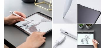 iPadで使える約1mm極細のタッチペンと「Apple Pencil」交換ペン先、エレコム