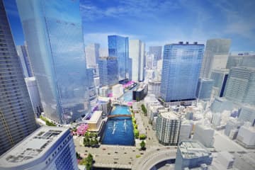 日本橋川沿いの5つの再開発＋首都高地下化一体の「日本橋リバーウォーク」