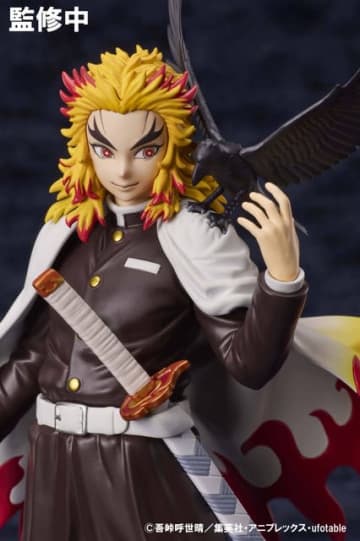 「鬼滅の刃 無限列車編」エンドロールの煉獄杏寿郎をフィギュア化！鎹鴉への優しげな眼差し、柔らかな表情を再現