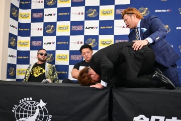 【全日本】6.18世界タッグ戦、KAI＆菊田が全日襲来！挑戦者の土下座要求に青柳が再び屈服、宮原の髪の毛懸けタイトル戦強行へ