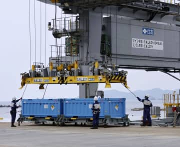 島根原発から廃棄物輸送　低レベル放射性、青森へ