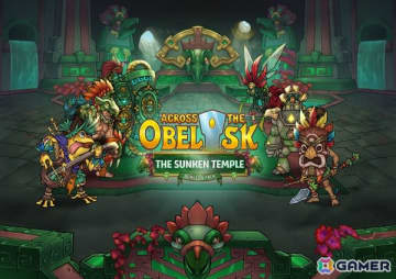 協力型デッキ構築ローグライト「Across the Obelisk」にてヒーローパック「Tulah, the Spider Queen」＆ダンジョンパック「The Sunken Temple」が配信！