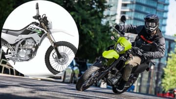 カワサキ「KLX300/SM」2026年モデル登場！ パワフルな水冷292cc単気筒の“闘う4スト”に新色【北米】