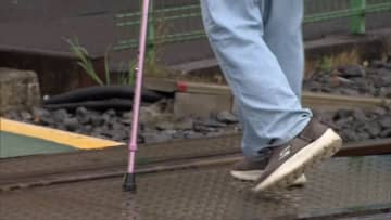 踏切渡り切れなかったか…つえをついて横断中だった男性（73）電車にはねられ死亡　千葉・松戸市 東武野田線の踏切で