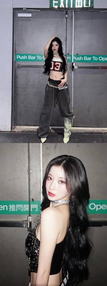 くびれたウエストに視線釘付け！“日本人メンバー”BABYMONSTER・アサ、完璧スタイルで魅了【PHOTO】