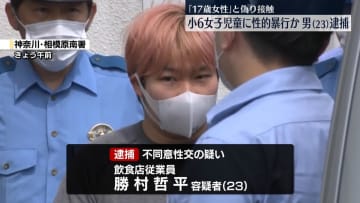 SNSで知り合った女児に性的暴行か…「17歳女性」と偽り接触　男を逮捕