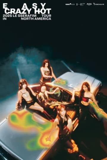 LE SSERAFIM、初の北米ツアー開催決定！BTSやレディー・ガガに続き“レジェンドの聖地”に挑む