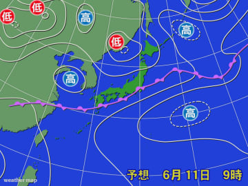 西日本や東日本で大雨に警戒　台風1号発生か