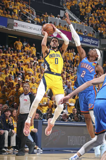 ペーサーズ勝ち2勝1敗　NBA決勝第3戦