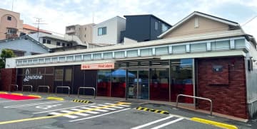 ローソン50周年　1号店で50年前の外観を再現