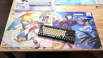 「ふもコレ×黒い砂漠」コラボのゲーミングマウスパッド/キーボードが発売