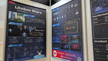 ROBOZ「Litebee Stars」が実現する小規模屋内ドローンショー。教育コンテンツとしても注目[JapanDrone2025]