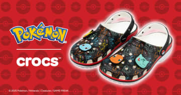 クロックス、初代ポケモン御三家＆ピカチュウのクロッグなどコラボアイテム発売