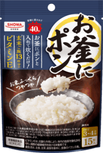 令和の米騒動でも注目　昭和産業「お釜にポン」　お米をふっくらおいしく