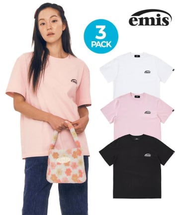 【MOVEで見つけた】ほどよいゆったり感がオシャレ！ SNSでバズり中のemis（イミス）3PACK Tシャツ