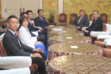 石破茂首相　トランプ関税めぐり与野党代表と党首会談　米側との協議を説明し協力要請