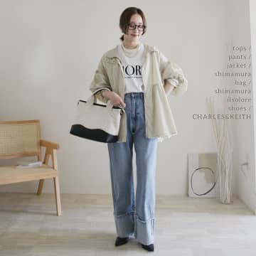【しまむら】40・50代が即試したい「ジーンズ着回しコーデ」