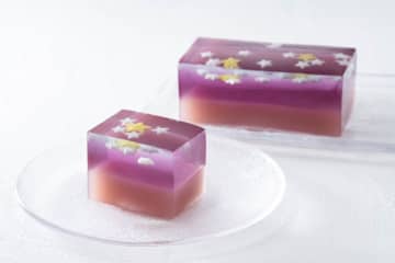 鶴屋吉信「星逢い」“夜空のきらめき”閉じ込めた七夕羊羹、天の川のパッケージで