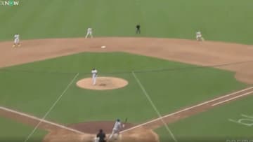 大谷翔平、軽く振って“まさかの展開”「いきなりエグい」 170キロ“弾丸ライナー”→内野陣の頭上を“爆速通過”「必ず1本は打つｗ」