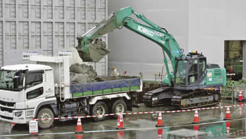 安藤ハザマ、コベルコ建機／自動運転ショベルの長期安定運用確認、シールド現場で実証