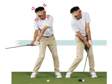 頭の動き過ぎに注意！ダフリ、トップが減るフェアウェイウッドの軸をキープしたまま打つ方法とは！？【筋力＆体力が低下しても250ヤード以上飛ばせる飛距離UP術/杉村良一】