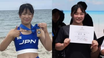 ＜レスリング＞6.27U17アジア・ビーチ選手権（ベトナム）に女子2選手を派遣