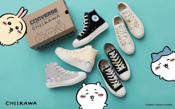 ちいかわ×コンバースのコラボシューズ第2弾が登場ちいかわ、ハチワレ、うさぎがデザインされたかわいい2モデル