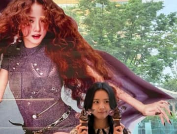 「BLACKPINK」JISOO、口をぎゅっと閉じてかわいい表情…本当にきれいな「女神」ビジュアル