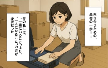 【漫画】再構築か決別か…今の私には一人になることが必要【料理上手の夫に嫁が嫉妬 Vol.16】