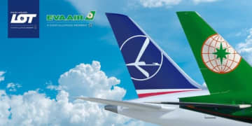 LOTポーランド航空とエバー航空、成田経由でコードシェア提携を開始