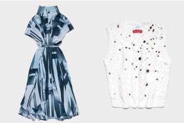 「ザ トウキョウ」銀座に旗艦店オープン、ハルノブムラタのマーブル柄ドレスなど限定販売も