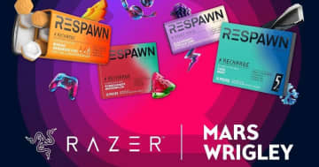 「RESPAWN BY RAZER」が進化！「Razer」と「Mars」がジョイントベンチャーを設立、ゲーマー向けスナック製品のフルラインナップ展開へ
