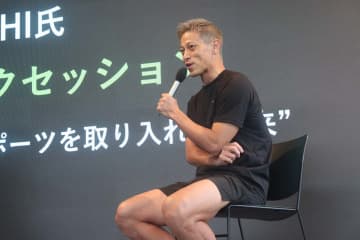 本田圭佑が次世代ブランド「mgh」立ち上げで“世界へ挑戦”　SKY-HIさん、益若つばささんとスポーツ環境について議論