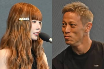 新ブランド立ち上げの本田圭佑　お風呂トークで益若つばさから「５歳児と同じ」とツッコまれる