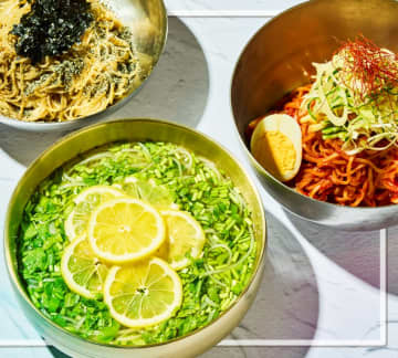 この夏、ひんやり韓国冷麺がアツい！本場仕込みの3種を味わう「冷麺フェア」開催　「韓国カフェ イヨサンソウル」(ペリエ千葉)