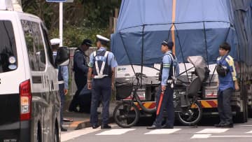 大型トラックはなぜバックした？付近の住民「現場近くは道幅が狭い」自転車の祖母と孫がひかれ祖母死亡　東京・江戸川区