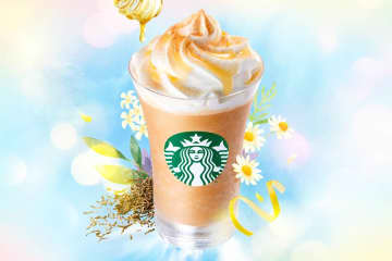 スターバックス新作「アールグレイ ブーケ ＆ ティー フラペチーノ」華やかな茶葉×はちみつの香り