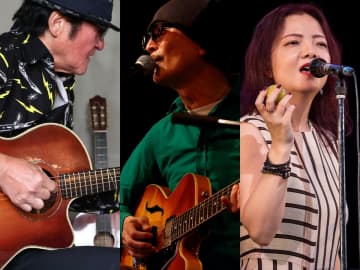 上田正樹＆内田勘太郎、ビルボードライブ大阪公演開催　Yoshie.N迎えソウルフルなステージに