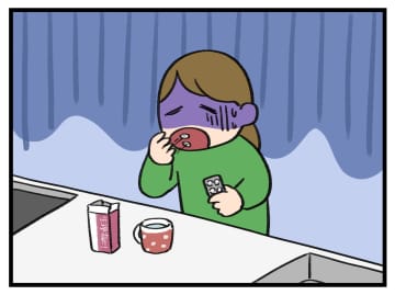 「か、勘弁してくれ、、（泣）」生理痛が酷く──【アラサー主婦のあるある日記】