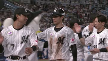 【ロッテ】今季4度目サヨナラ勝ち　9回は連続暴投で走者生還