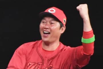 【広島】新井監督　大盛穂の２号ソロを手放し絶賛「すごかったね。細身だけど、パンチ力あるから」