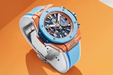 ウブロ“太陽と海”着想の限定ウォッチ「ビッグ・バン ウニコ」3種の鮮やかラバーストラップ付