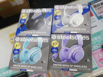 重量260gの軽量ワイヤレスゲーミングヘッドセット「Arctis Nova 3P Wireless」がSteelSeriesから、計4色