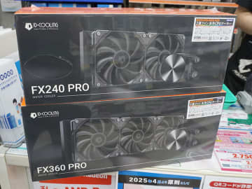 ID-COOLINGの格安水冷クーラー「FX240-PRO」「FX360-PRO」が発売、360mmモデルは10,980円