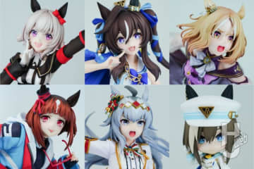 アニメ放送中で話題の「オグリキャップ」や「ヴィブロス」「ナリタトップロード」など『ウマ娘』フィギュアが勢揃い！「ヴィルシーナ」の商品化も決定【スマイルフェス2025 東京】