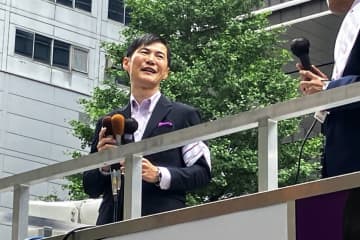 【都議選】石丸伸二氏「再生の道」の第一声に聴衆２０人　急失速した背景