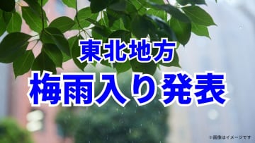 【東北地方で梅雨入り】昨年より9日早く雨のシーズン突入！この先は梅雨入り早々の大雨や梅雨の晴れ間の暑さに要注意