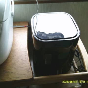 今はやりのノンフライヤーの最安のものを買ってみました