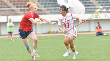 ラクロスSIXES女子日本代表が13－7で女子英国代表に勝利、中澤こころがMVP